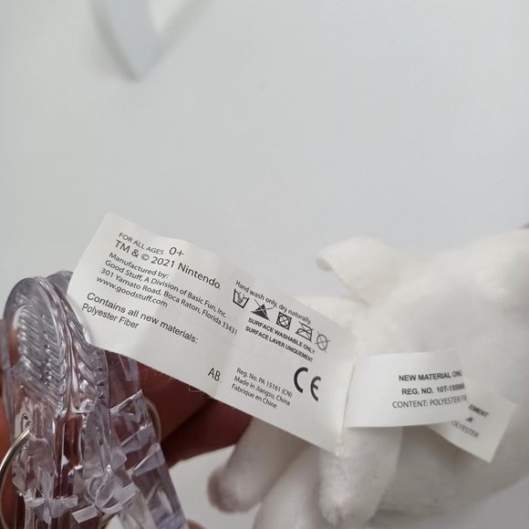 Super Mario Boos NEW Plush Ghost Stuffed Animal -Small -Mario Kart -Boo Ghost - Picture 7 of 13